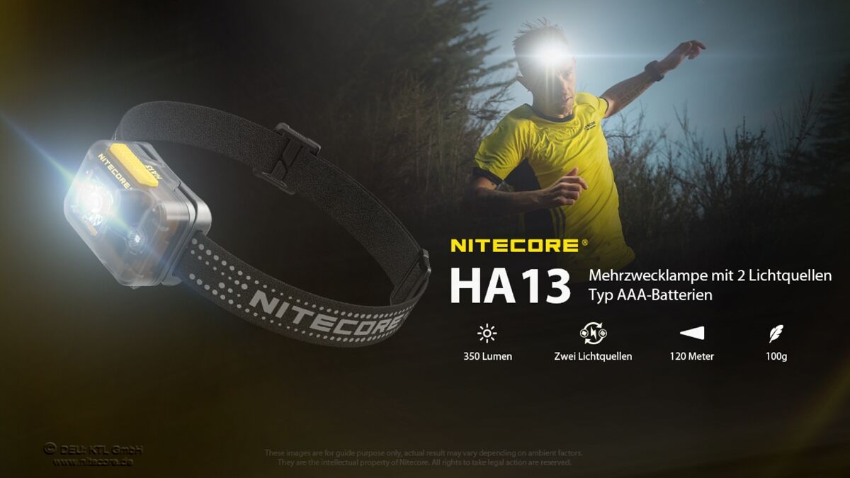 Nitecore HA13 - 350 Lumen