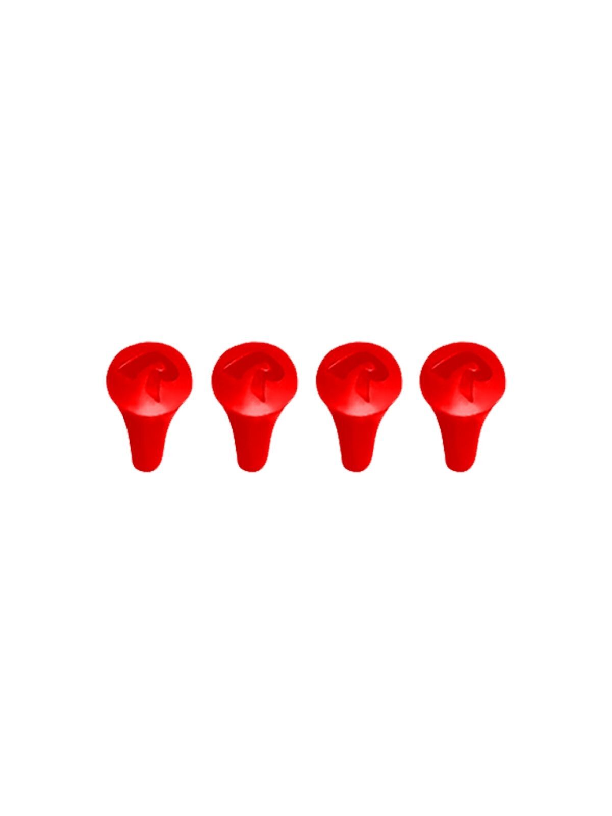 RAM Mounts Ersatz-Gummifinger für X-Grip Halteklammern - rot, 4er-Packung, im Polybeutel