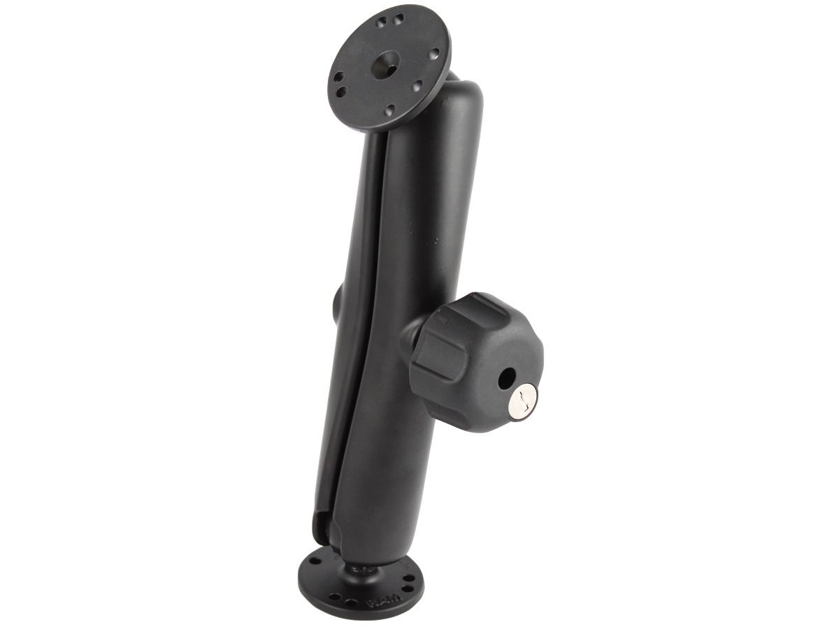 RAM Mounts Aufbau-Set (lang), abschließbar - C-Kugel (1,5 Zoll), Sicherungsschloß