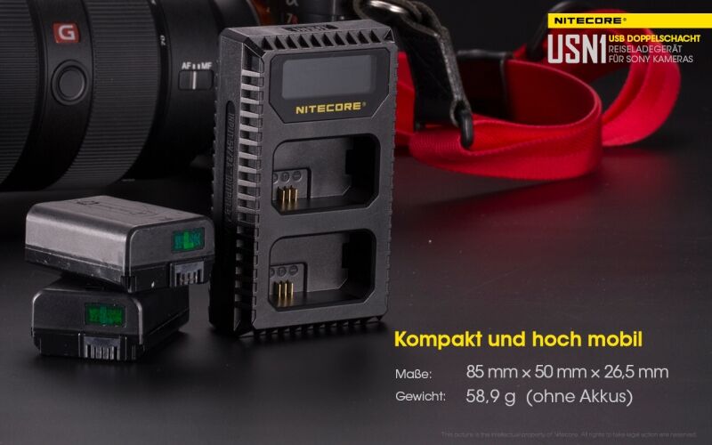 Nitecore USN1 - für Sony Cameras