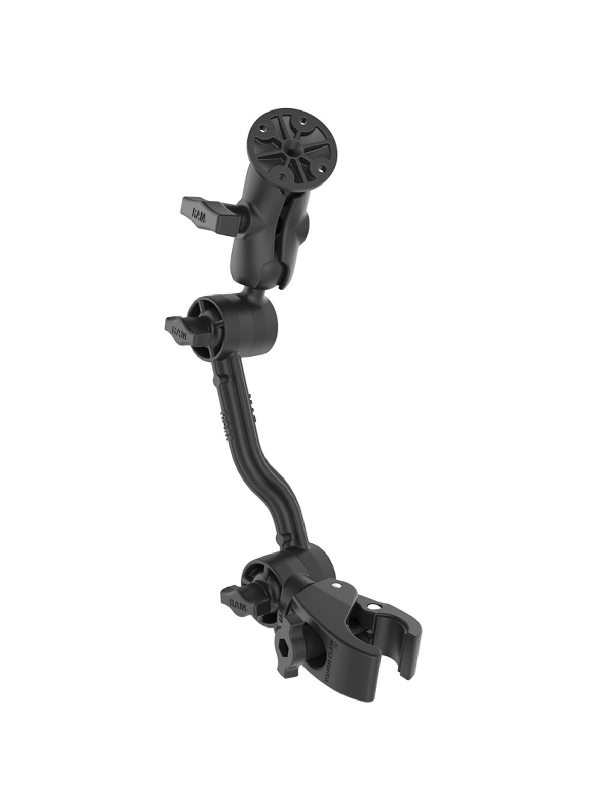 RAM Mounts Tough-Claw Halterung für Rollstühle - C-Kugel (1,5 Zoll), Tough-Claw klein (Durchmesser 15,9-29,0 mm), Ratchet-System