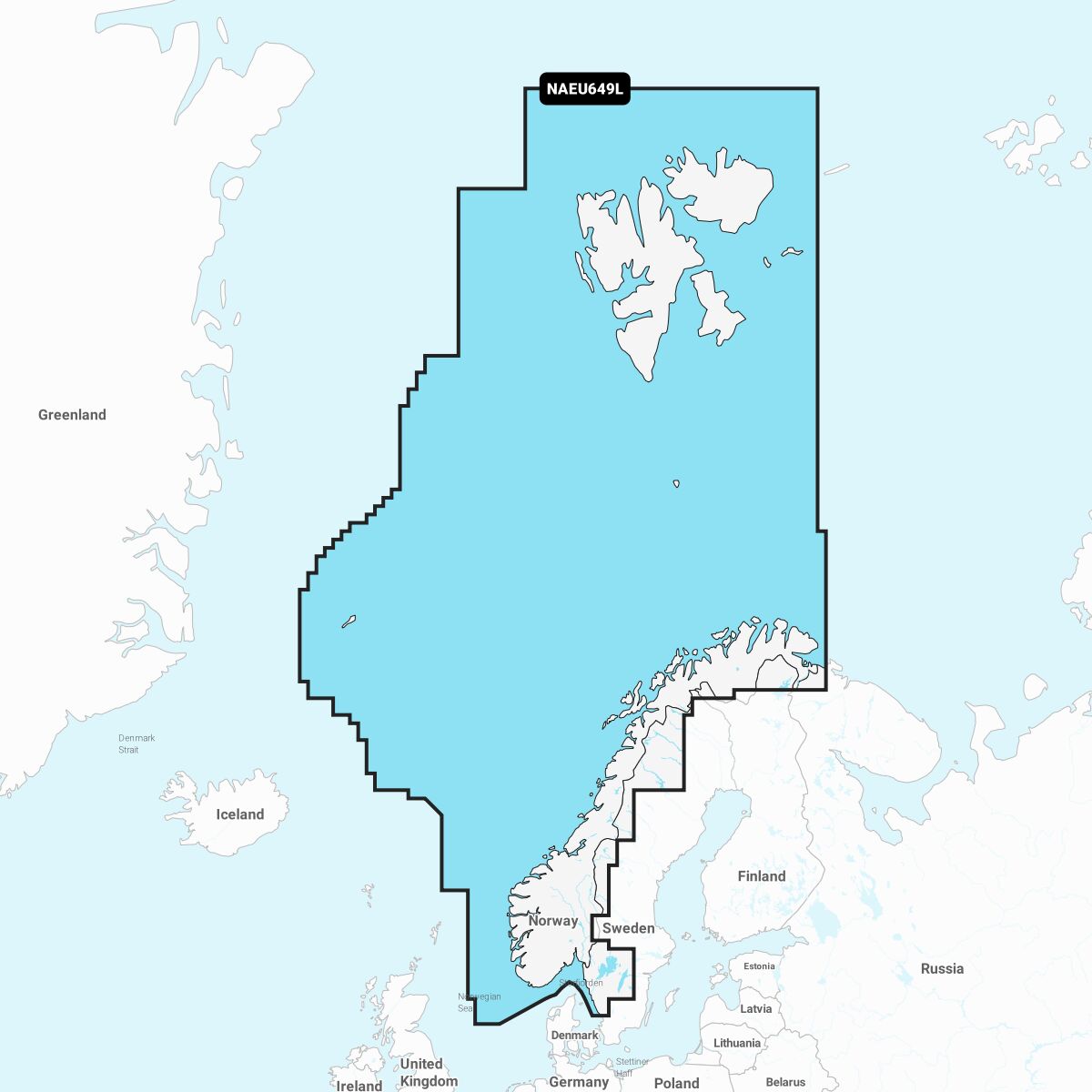 Navionics+ Seekarte Norway (NAEU649L) Navionics+ Seekarte Norway (NAEU649L)
