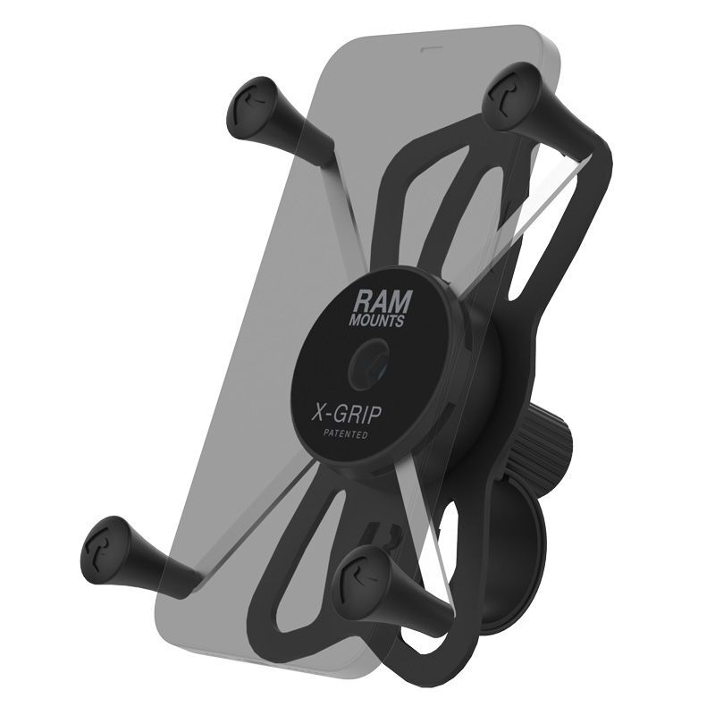 RAM Mounts X-Grip Tough-Strap Lenker-Halterung für Smartphones - Bis 114,3 mm Breite - Durchmesser von 22,22 mm bis 35,05 mm