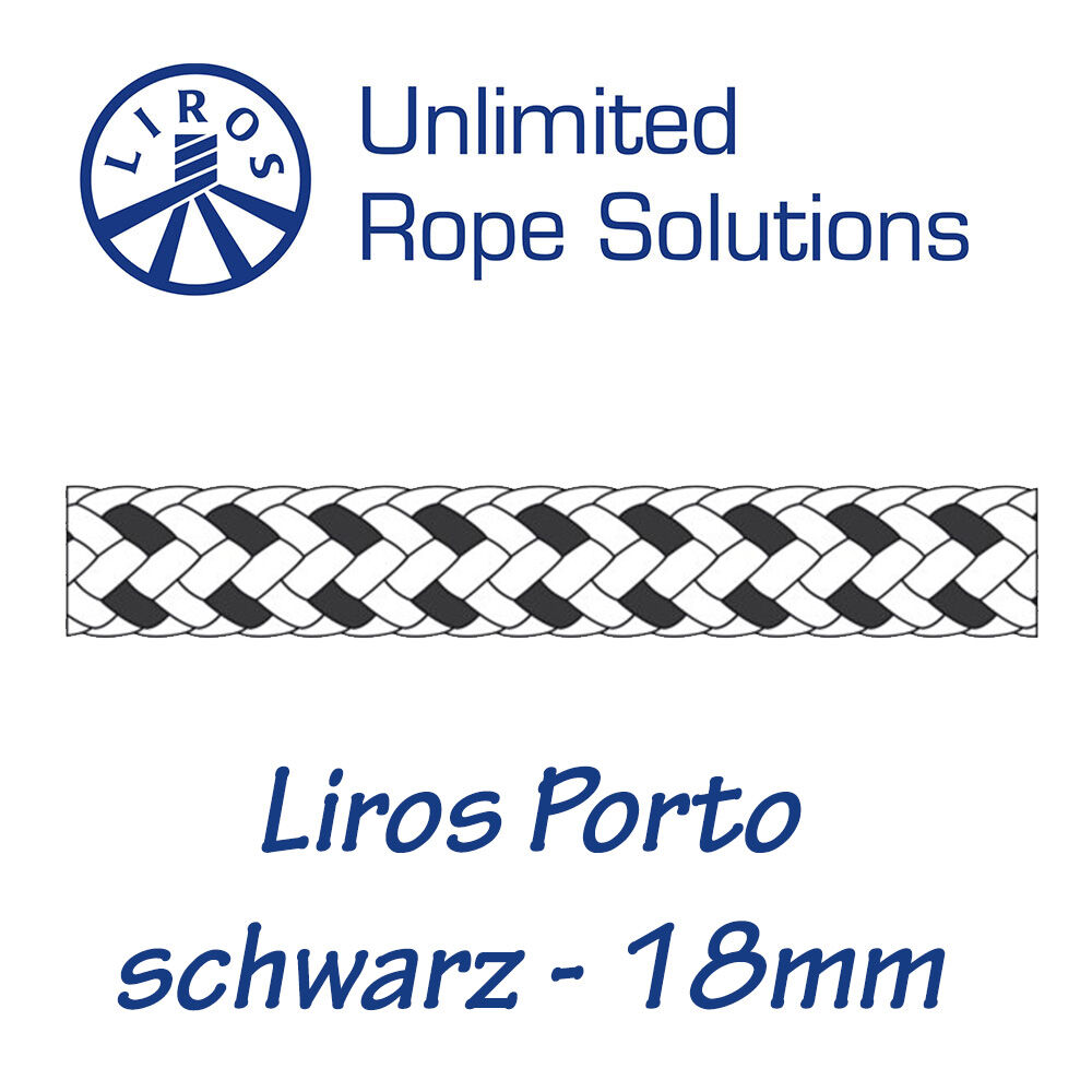 Liros Porto weiß/schwarz 18mm