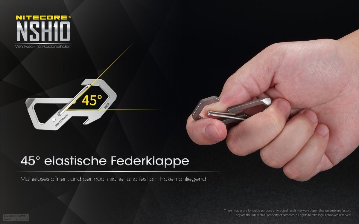 Nitecore Titan Karabiner NSH10