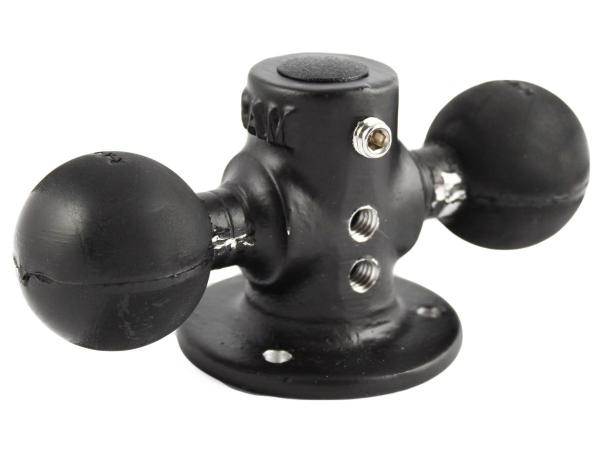 RAM Mounts runde Doppelkugel-Basis - C-Kugel (1,5 Zoll), im Polybeutel