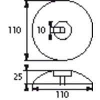PLASTIMO RUDERANODE MAGNESIUM 110MM DURCHM (X2)