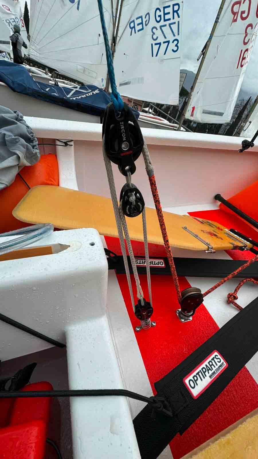 Harken Opti Zircon Großschotsystem