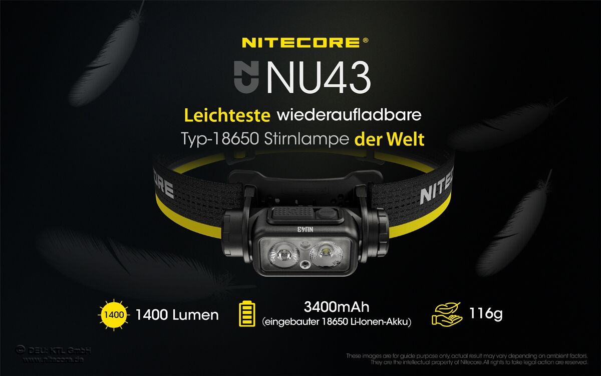 Nitecore NU43 - 1400 Lumen