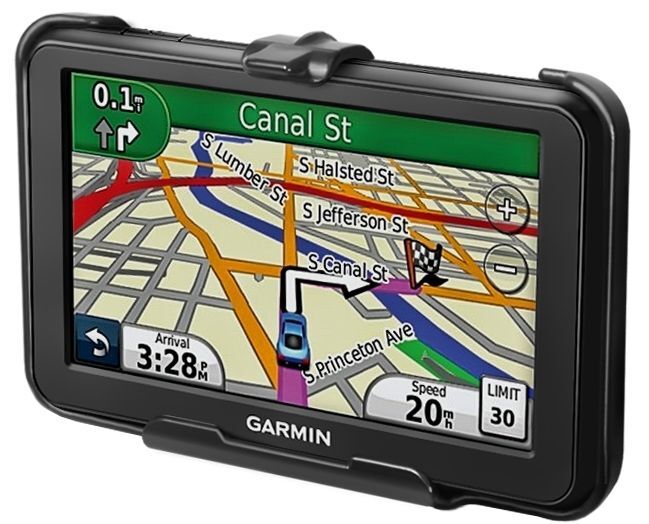 RAM Mounts Gerätehalteschale für Garmin nüvi 40 (ohne Schutzhüllen) - Diamond-Anbindung (Trapez), Schrauben-Set, im Polybeutel