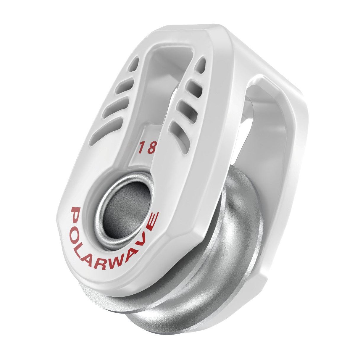 Polarwave 18mm Hi-Load Block (weiß leuchtend)