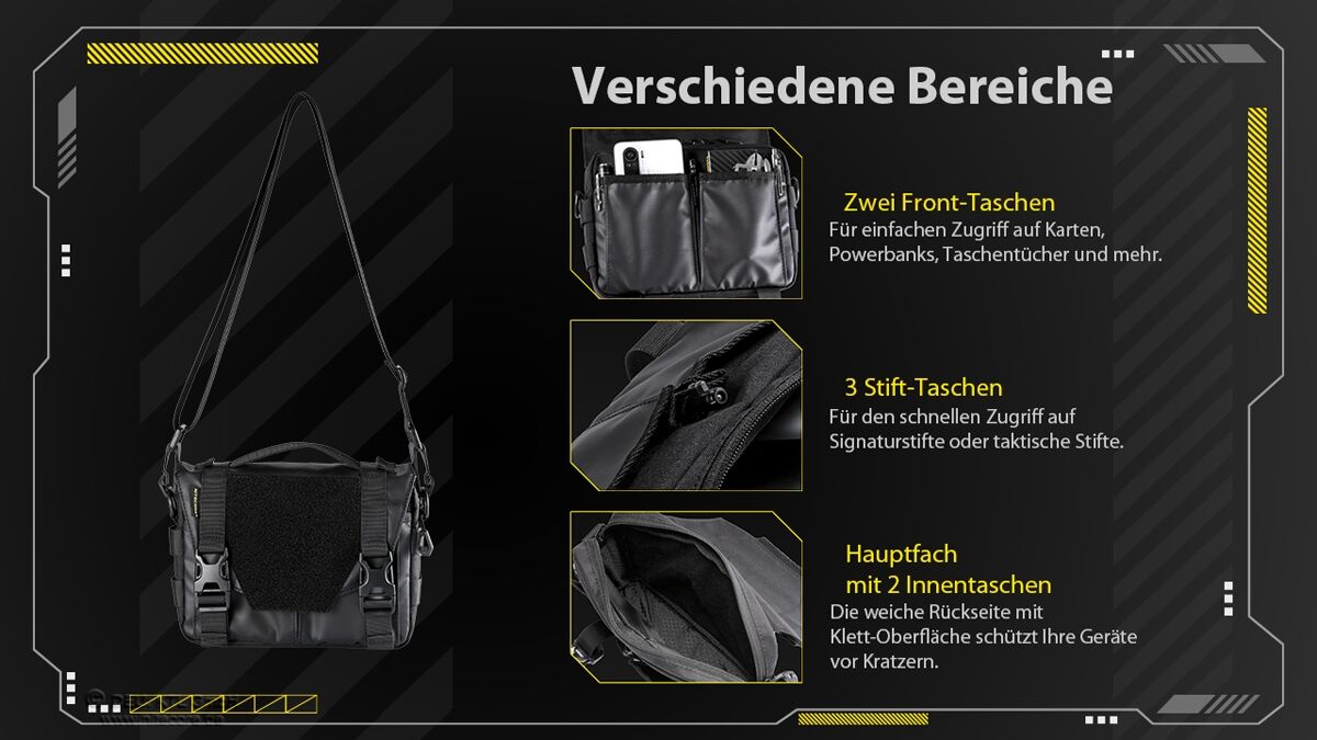 Nitecore SLB05 - EDC-Slingbag, 2 Liter