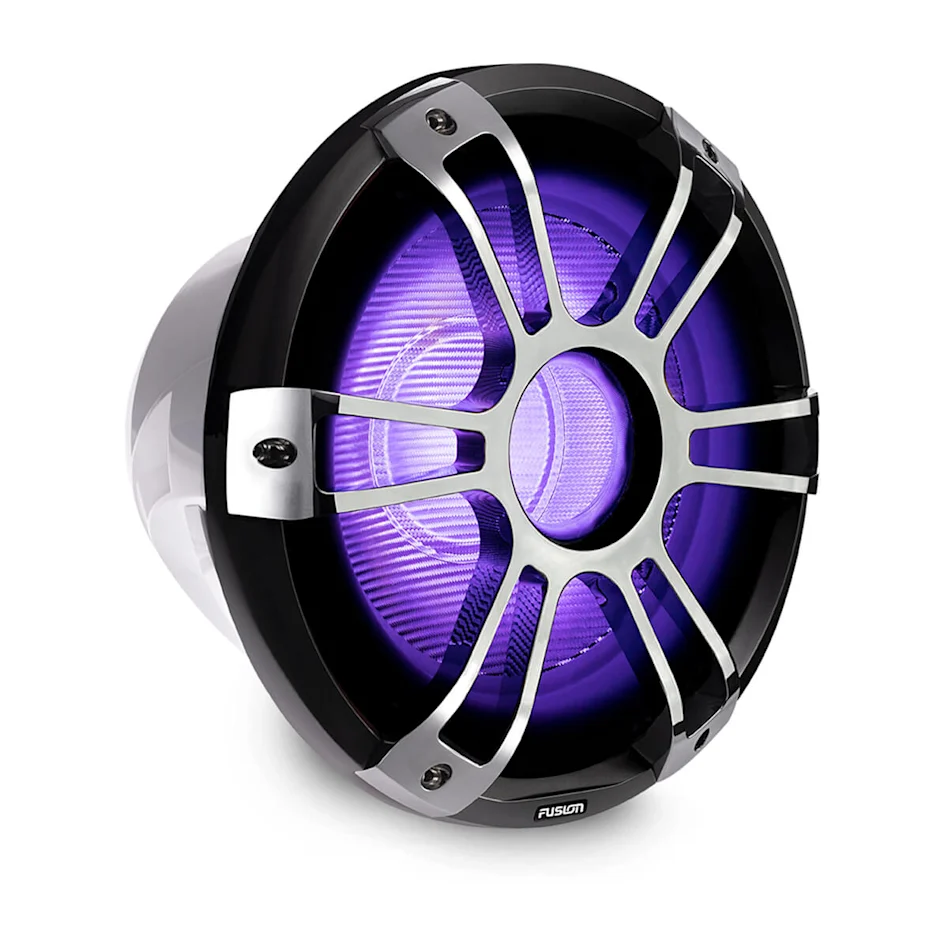 Fusion Subwoofer Signature 3 Serie - 12" Sportdesign grau mit 1.400 Watt und CRGBW