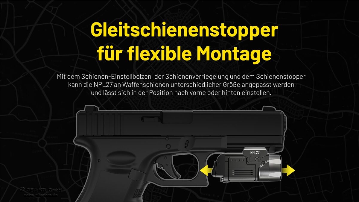 Nitecore Waffenleuchte NPL27