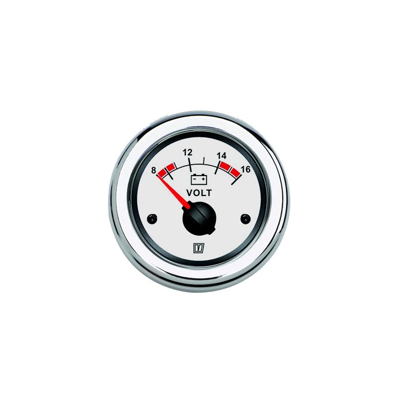 Vetus Voltmeter, weiß, 12 Volt