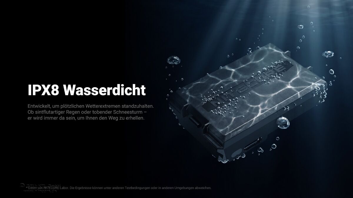 Nitecore HLB2500 Akkupack - 2500mAh, kältbeständig