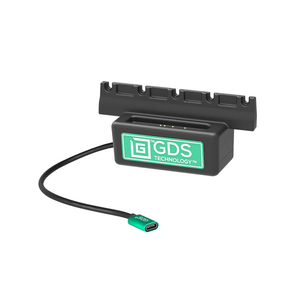 RAM Mounts GDS Ladesockel - Für Tab-Tite, Tab-Lock & Tough-Dock - Kompatibel für Tablets in IntelliSkin Next Gen Schutzhülle - USB-C-Anschluss