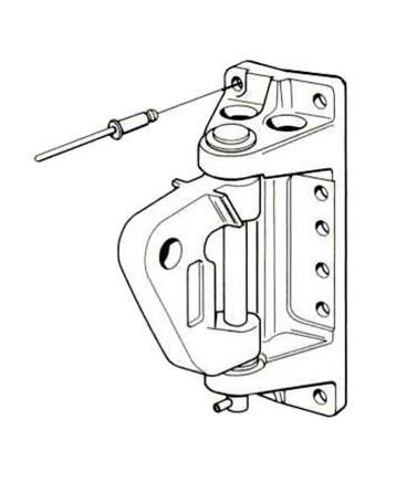 Seldén Mastbeschlag 179 x 63mm für Rodkicker 10 und 20  Seldén Mastbeschlag 179 x 63mm für Rodkicker 10 und 20