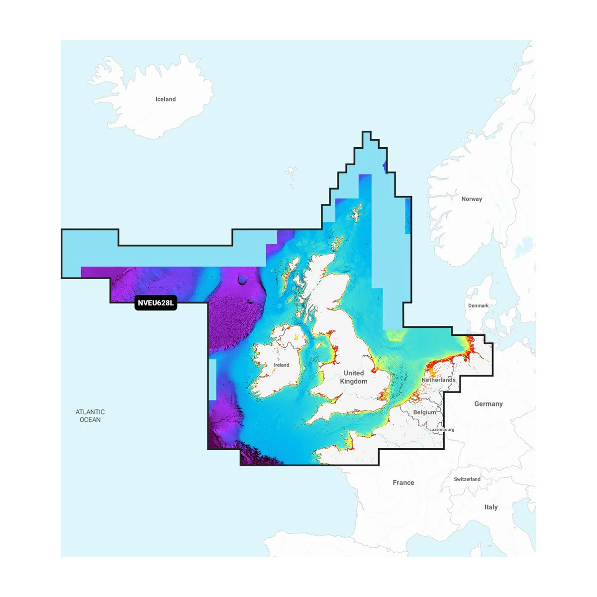 Garmin Navionics Vision+ NVEU628L U.K., Irland & Holland Seekarte