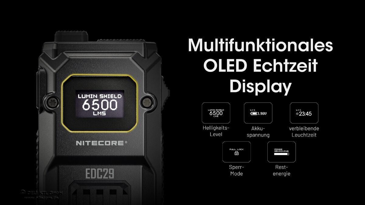 Nitecore EDC29 LUMINBLADE - 6500 Lumen
