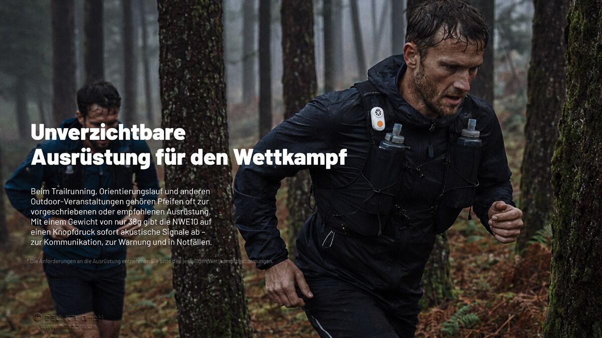 Nitecore elektronisches Notsignalgerät NWE10, schwarz