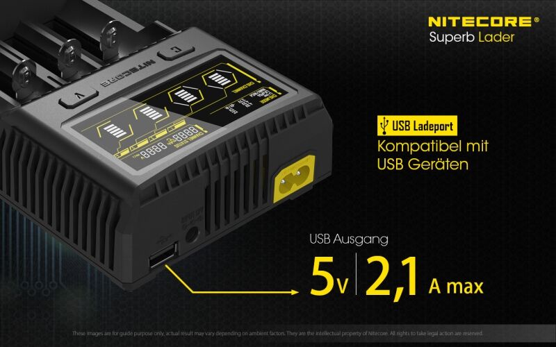 Nitecore SC4 - Schnellladegerät