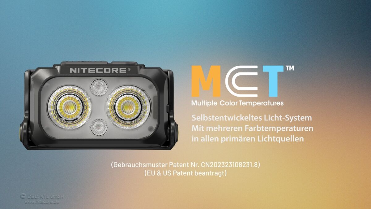 Nitecore NU25 MCT - 400 Lumen