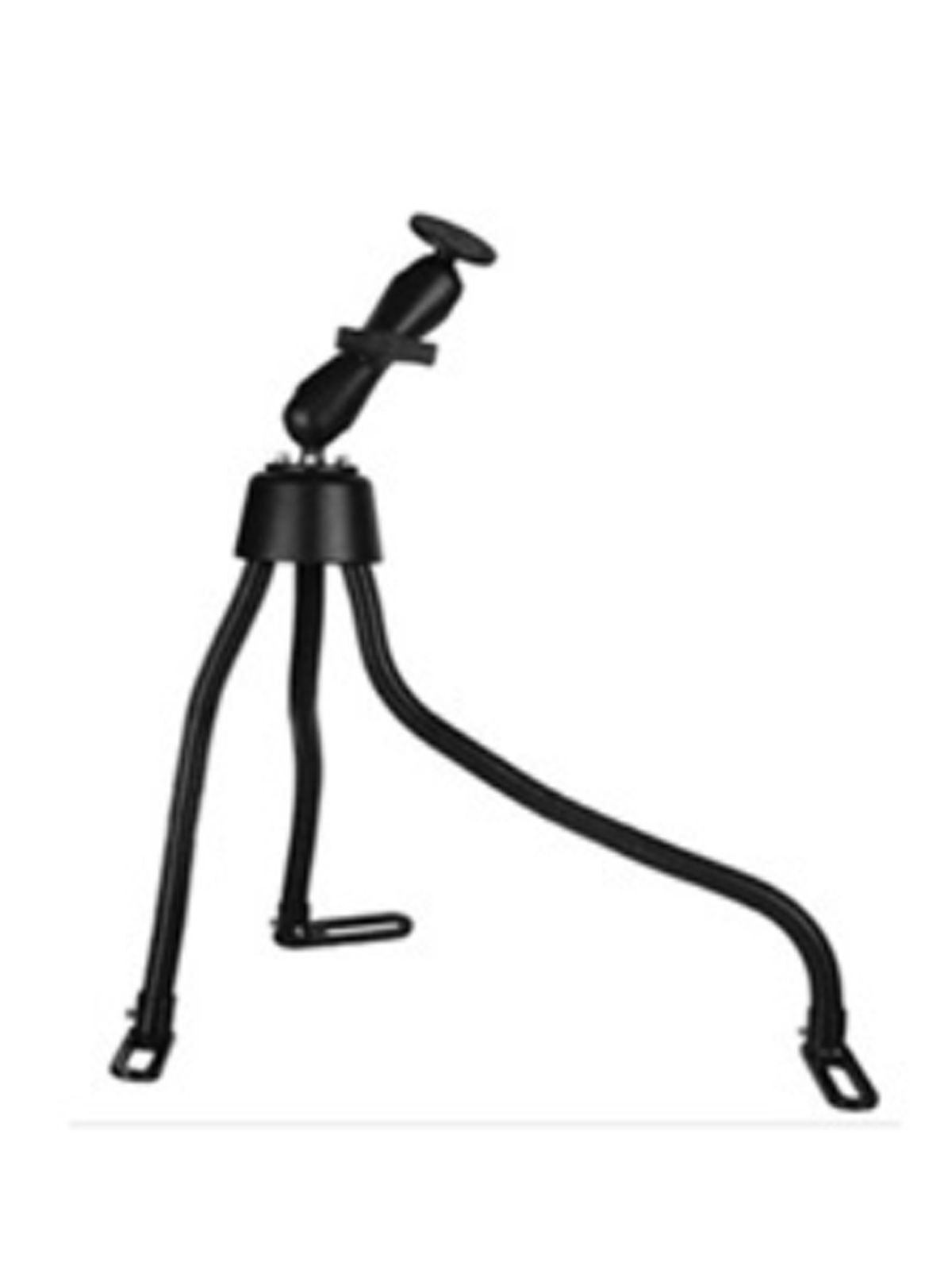 RAM Mounts Pod III Fahrzeug Sitzschienen-Befestigung mit AMPS-Anbindung - flexible Stäbe (ca. 450 / 500 / 750 mm Länge), 2x runde Basisplatte, mittler