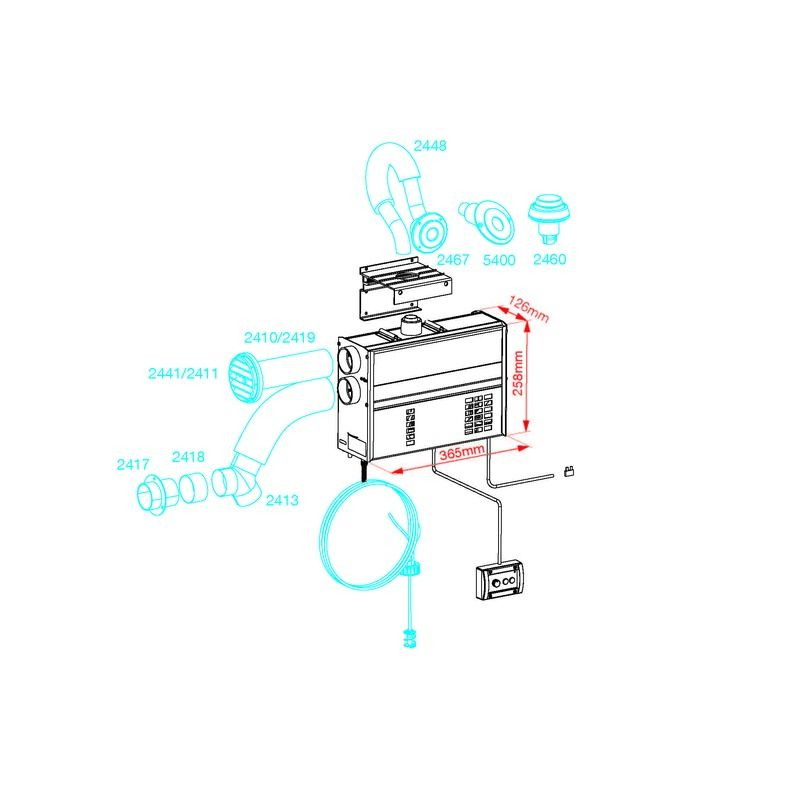 Wallas 2000T Petroleum Heizung (2000W) Wallas 2000T Petroleum Heizung (2000W)