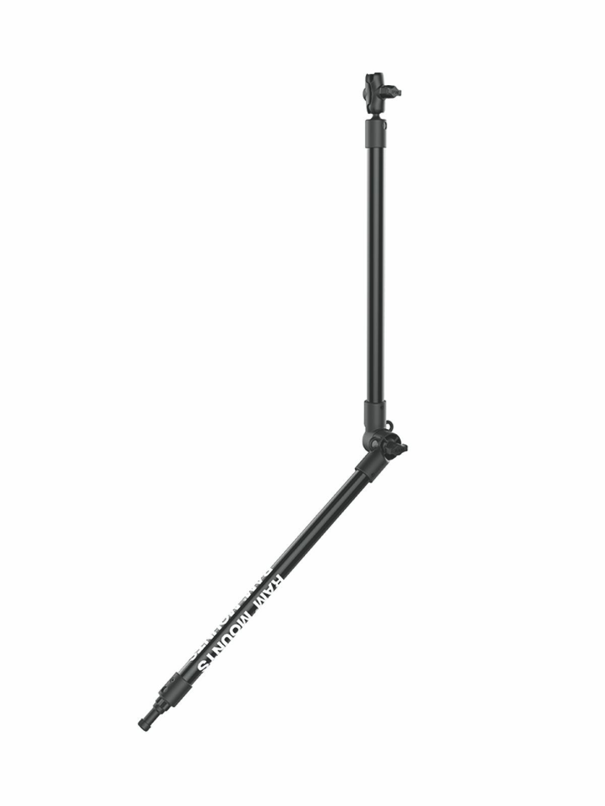 RAM Mounts Tough-Pole Verlängerungsarm mit Spline Post Adapter - B-Kugel-Anbindung (1 Zoll), Gesamtlänge ca. 120 cm, verstellbar