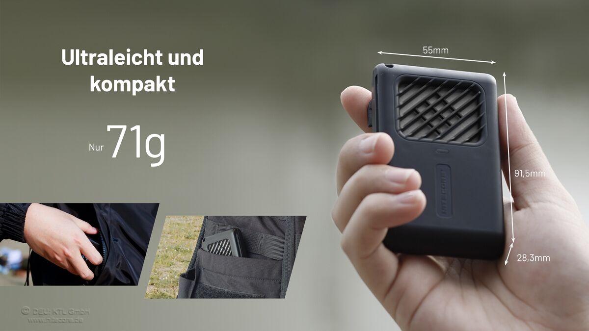 Nitecore EMR06 - Mückenabwehr, integrierter Akku