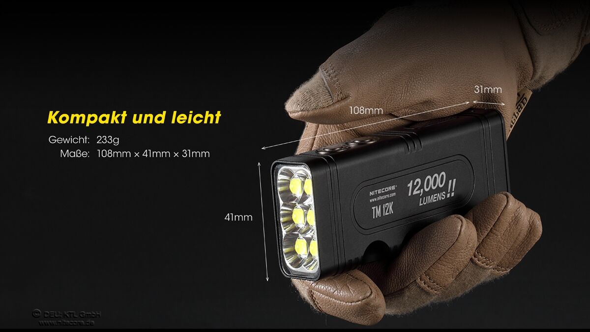Nitecore TM12K - 12000 Lumen