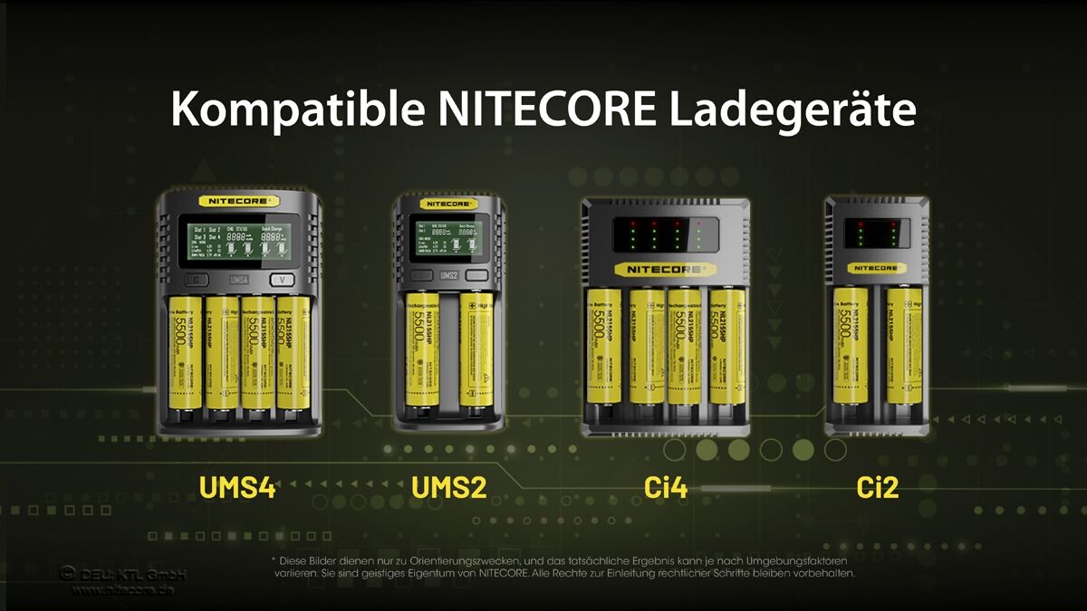 Nitecore 21700 Akku, 5500mAH, NL2155HP