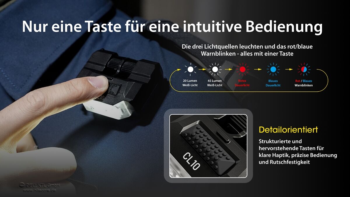 Nitecore Clipleuchte CL10