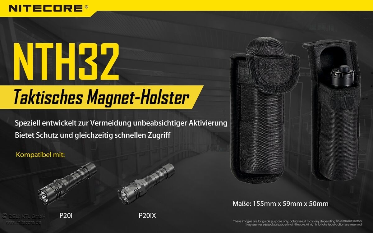 Nitecore Nylon Formholster NTH32 - VELCRO