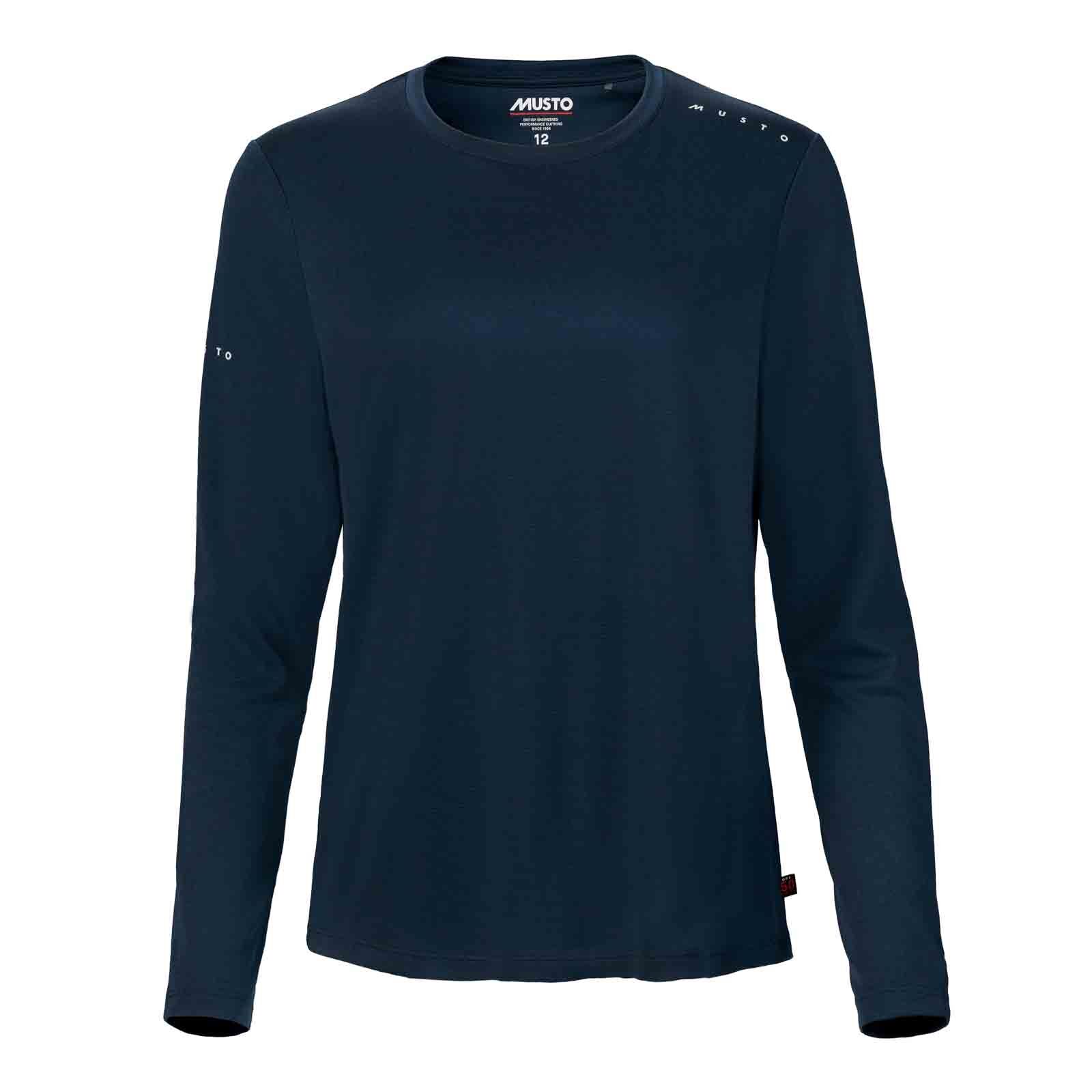 Musto Damen Evo Sunblock Longsleeve - Navy