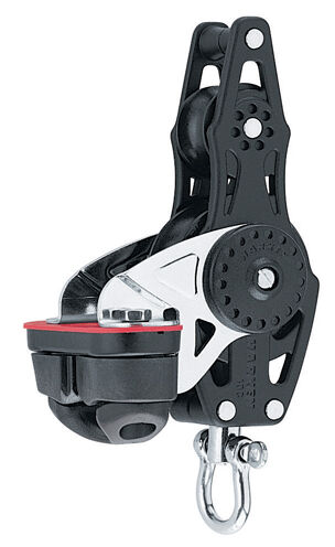 Harken 40mm Carbo Fiddle w/Cam Cleat & Becket (2658)