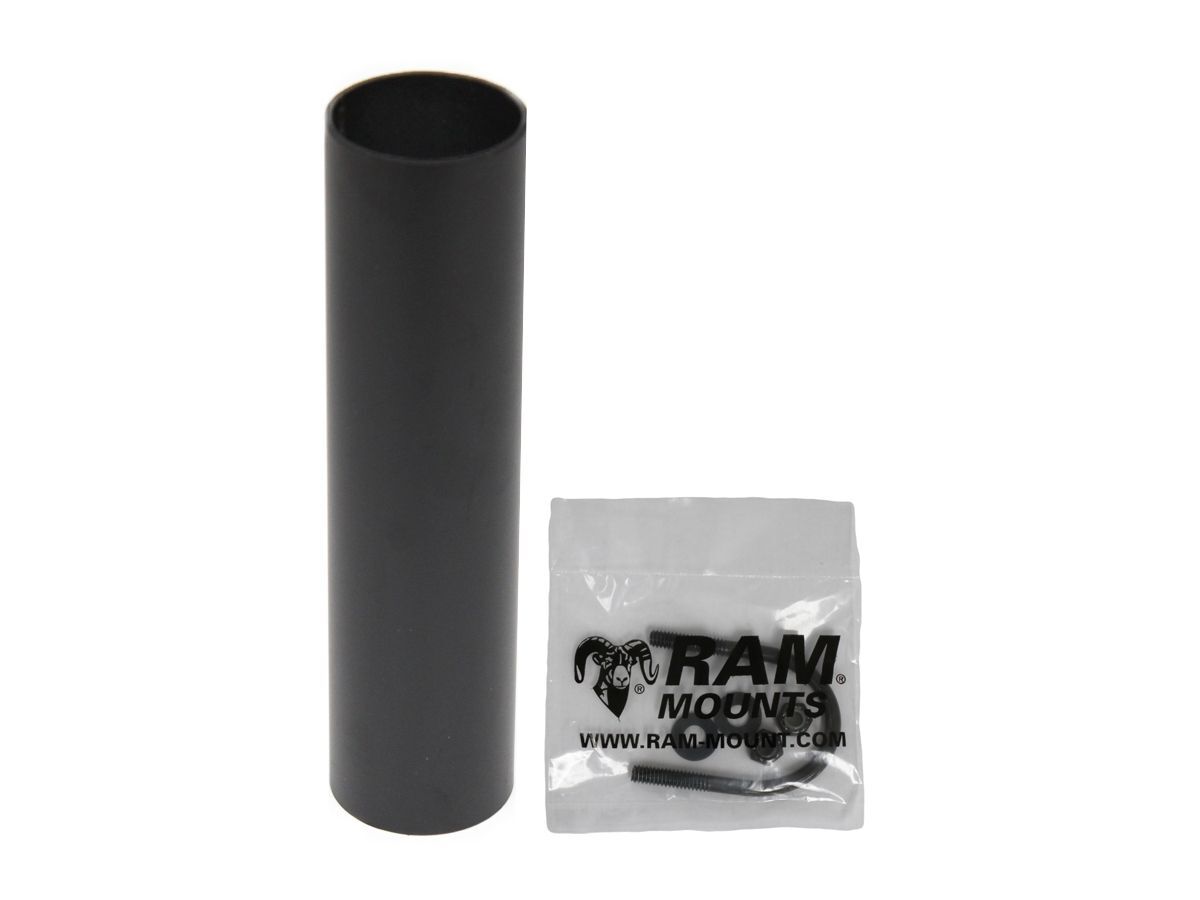 RAM Mounts Tele Pole Aufnahmerohr für Tough-Box - Rohrlänge ca. 150 mm, Schrauben-Set