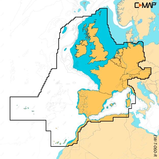 C-MAP Discover-X - CENTRAL, WEST AND SOUTH EUROPE C-MAP Discover-X - CENTRAL, WEST AND SOUTH EUROPE