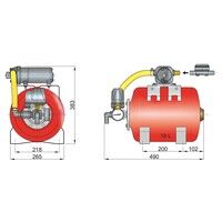 Vetus Wasserdrucksystem 12V 19l