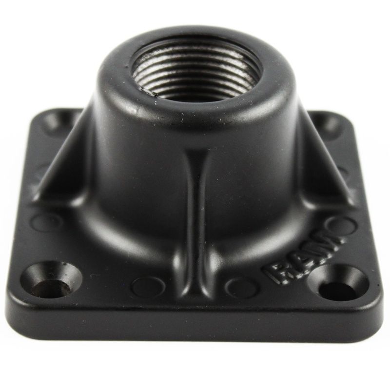 RAM Mounts quadratische Basis mit NPT-Innengewinde (1 Zoll, 90° Winkel zur Platte) - im Polybeutel