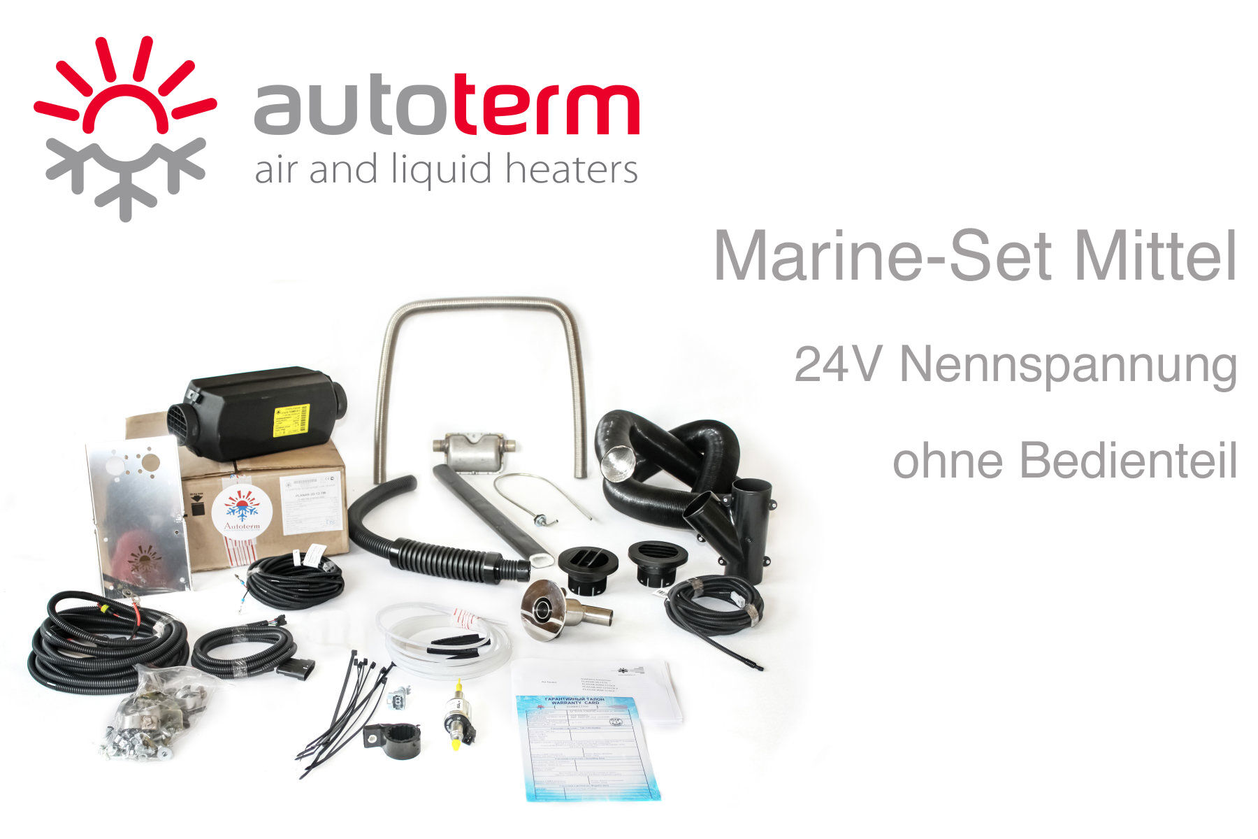 Autoterm Air 2D Diesel Warmluftheizung Marine Set Mittel, 24V, ohne  Bedienteil günstig online kaufen