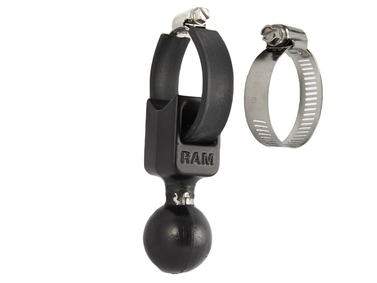 RAM Mounts Rohrschelle für C-Kugeln (1,5 Zoll) - für 12,7-50,8 mm Durchmesser, im Polybeutel
