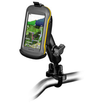 RAM Mounts Lenker-Halterung Garmin Montana Serie - B-Kugel (1 Zoll), Rohr-Klemme, mittlerer Verbindungsarm