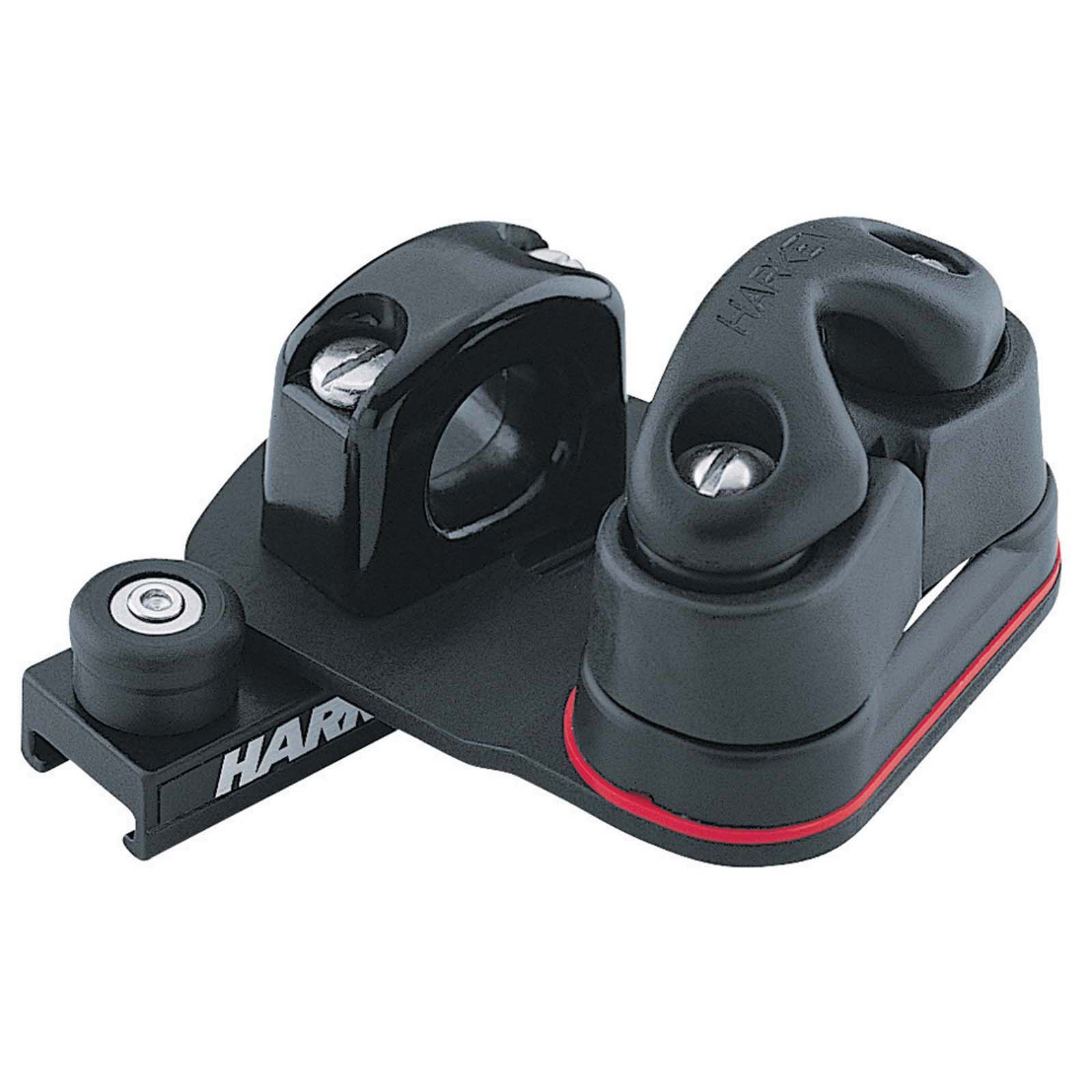 Harken 16 mm Pinstop Car — Swivel, Cam Cleat, Starboard