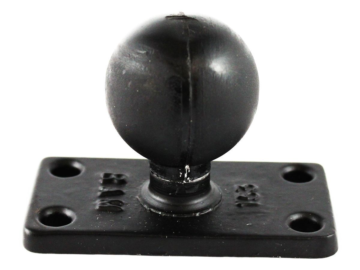 RAM Mounts rechteckige Basisplatte (38,1 x 76,2 mm) mit C-Kugel (1,5 Zoll) - im Polybeutel
