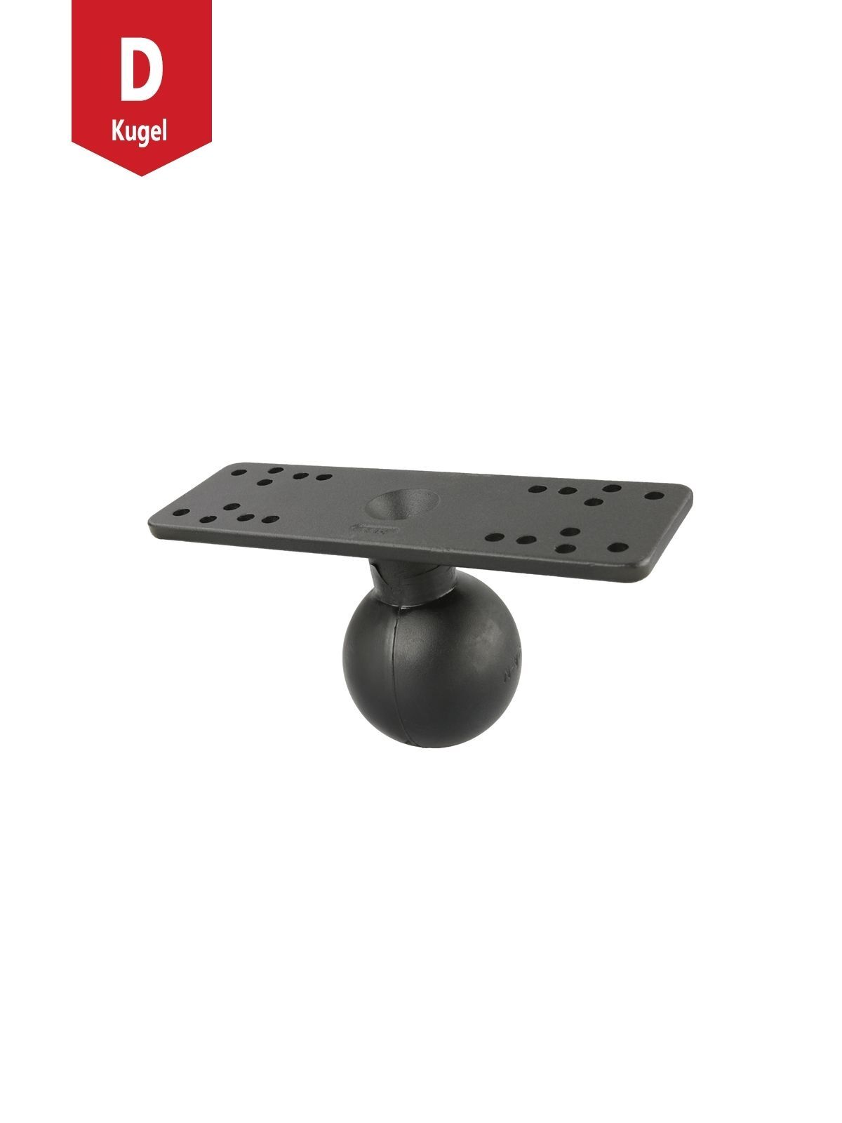 RAM Mounts Basisplatte (158,49 x 50,54 mm) - D-Kugel (2,25 Zoll), im Polybeutel