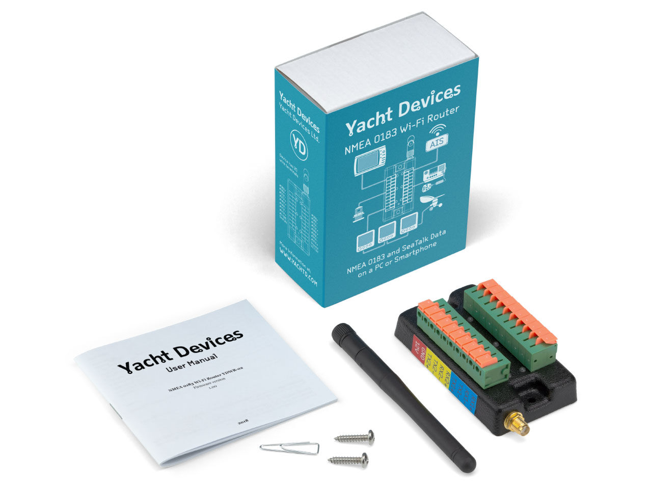 YDWR_Unboxed_1280x960YlL2aYsblG27v Yacht Devices NMEA0183 Wi-Fi Router YDWR-02