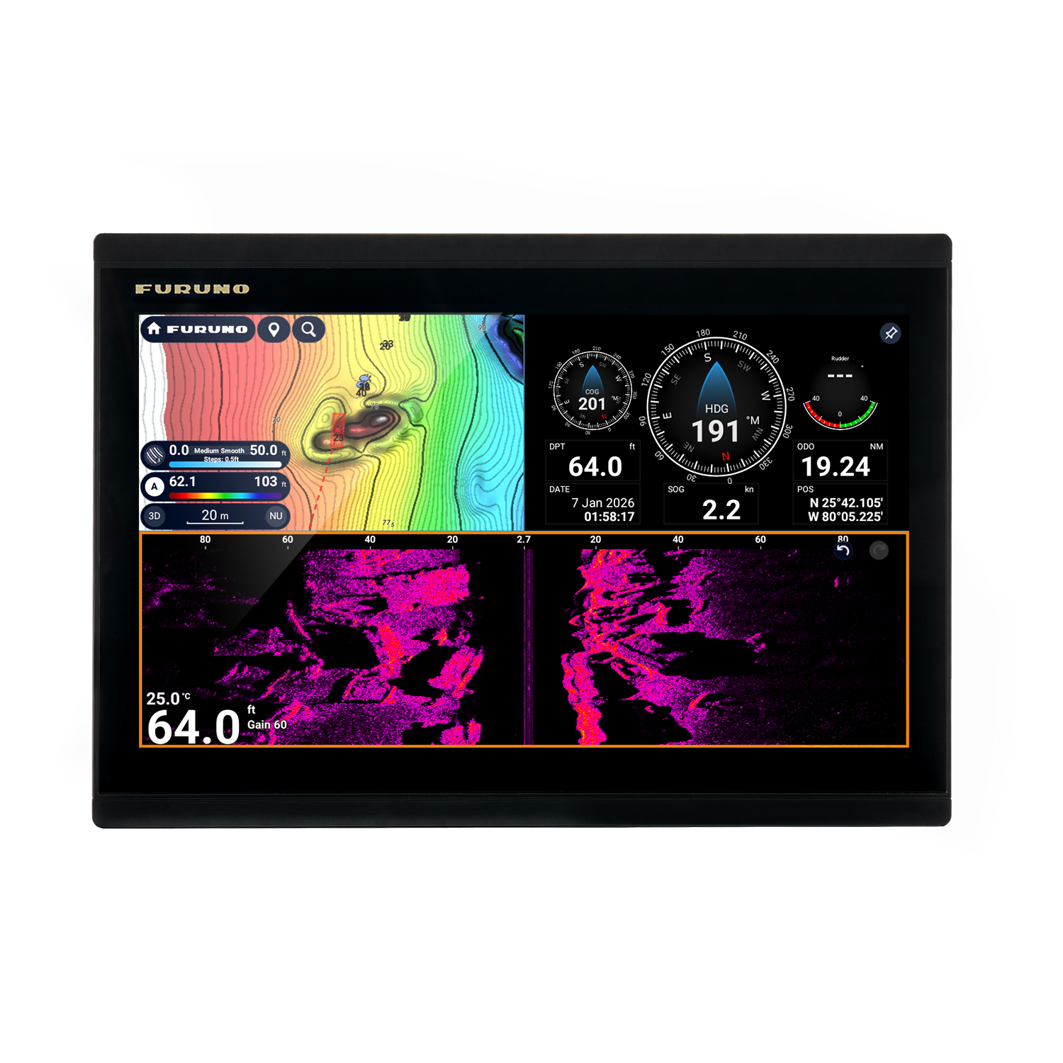 FURUNO TZMAP13 GPS Kartenplotter Multifunktionsdisplay 13"