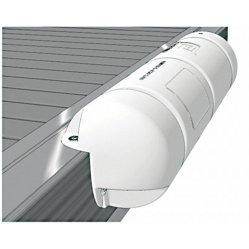 30102 Plastimo Pontonfender Bumper 3/4 weiß (400x180mm)